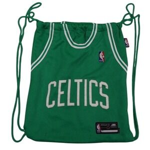 Boston Celtics Paul Pierce Jersey Drawstring Backpack Bag Green XL NBA Gardens